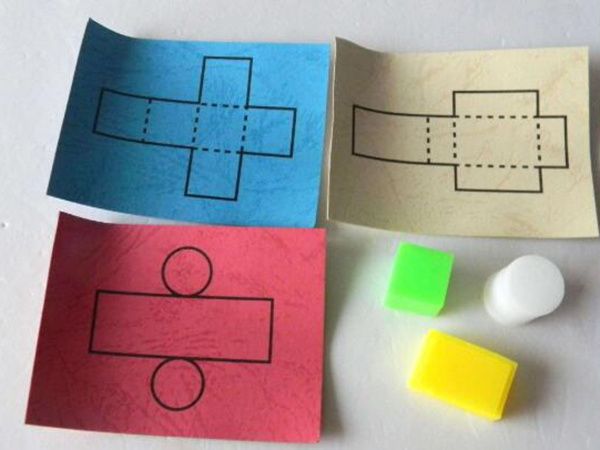 探索几何形体展开操作材料