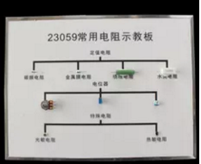 常用电阻器示教板